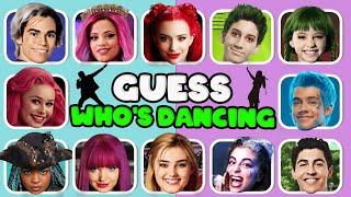 Guess Who's Dancing? DESCENDANTS vs ZOMBIES Red, Mal, Zed, Addison, Willa, Bridget, Evie, Carlos..