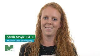 Sarah Moyle, PA-C – ENT in Ames, Iowa | McFarland Clinic