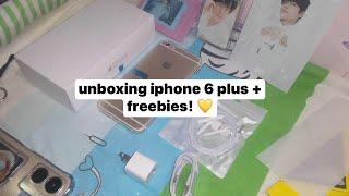 UNBOXING IPHONE 6 PLUS + FREEBIES (from shopee : 2023) | IT’S CORALREEF