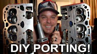 DIY Head Porting Small Block Chevy Vortec 062 Part 1 of 3