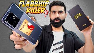 I Tested This Flagship Killer Phone ! SD 8 Gen3,1.5k Display,5800Mah, 120W ! Realme GT6 Official PTA