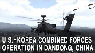 U.S.-Korea Combined Forces Operation in Dandong, China/ PLA troops attacking Bhutan (World War40)