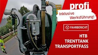 Güllezubringer HTB Trenttank-Stahl-Transportfass | profi #Fahrbericht