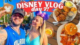 WALT DISNEY WORLD VLOG!  DAY 7  Hollywood Studios | Chef Art Smiths Homecoming | Disney Springs