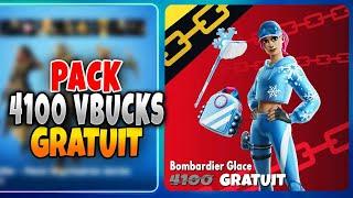 Nouveau Pack 4100 Vbucks GRATUITS sur Fortnite