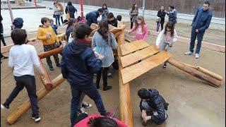 Escola la maquinista barcelona teachers guided parents visit to new building la maquinista school