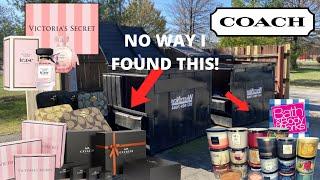 DUMPSTER DIVING AT COACH + VICTORIA'S SECRET (IT WAS LOADED)!!!