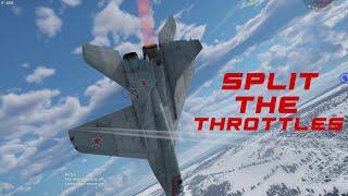 Splitting The Throttles To Win The Dogfight | Warthunder