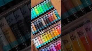 unboxing for acrylic tube colour box |48 colour set #short #colour