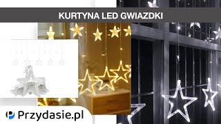 Kurtyna gwiazdki 138 led lampki gwiazdy lampki  | PrzydaSiePL