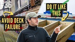 Structural Engineer Shows the Right Way to Build a Cabin Deck - Cabin Series EP 36