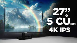 Màn hình 4K này RẺ BẤT NGỜ! ViewSonic VA2708-4K-MHD