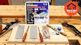 Trend Complete Diamond Sharpening kit Review. Hand Tool Sharpening  + Giveaway!!