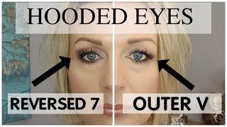 Hooded Eyes - Outer V = Reversed 7