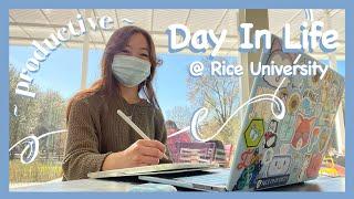 productive Day in life Rice University College Student | Freshman majoring in Computer Science