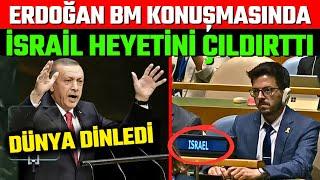 Erdoğan'dan BM'de İsrail Heyetini ÇILDIRTAN KONUŞMA !