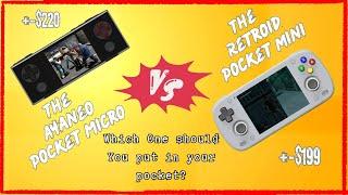 Retroid Pocket Mini vs the Ayaneo Pocket Micro: Which should you put in your pocket.