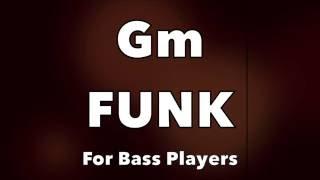 Funk Bass Backing Track (Gm)