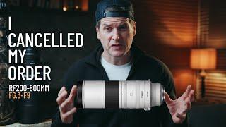 Canon RF 200-800 - Small Aperture Lenses are Frustrating for Wildlife Photography