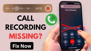 How To Fix Call Recording Not Showing On iPhone iOS 18 - New Update