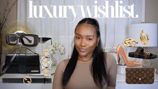 MY LUXURY WISHLIST 2024| JAQUEMUS,LV, GUCCI, LOEWE & MORE| handbags, accessories etc