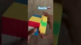 #russian flag on 9x9 rubiks cube #new #fun #russia #speedcubing #happy #grimace