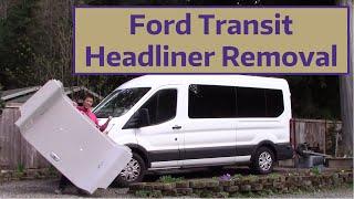 Ford Transit Headliner Removal