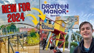 Drayton Manor NEW RIDES 2024