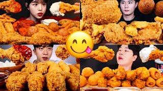  MOST DELISH FRIED CHICKEN MUKBANG COMPILATION * CRUNCHY SOUND EATING SHOW