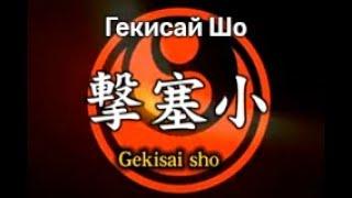 Ката Гекисай Шо | Kata Gekisai Sho