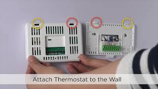 How to install Vine WIFI thermostat TJ-919E?