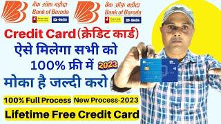 bob credit card apply online 2023 | bank of baroda lifetime free credit card apply | BOB Rupay