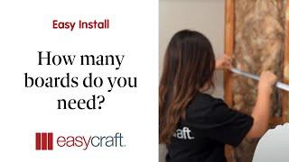 How Many Easycraft Boards Do I Need For My Install?