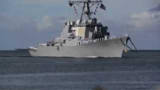 USS Paul Hamilton Sails into Pearl Harbor