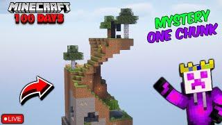 Surviving 100 Days in ONE Chunk?!  | LIVE Mystery Begins!