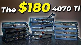 How I Picked up 13 x RTX 4070 Tis for $180 each (Vlog)