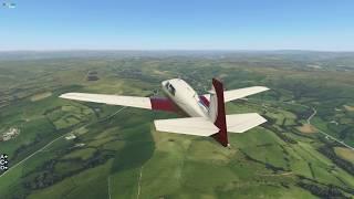 True Earth Great Britain South Xplane11 flight above Wales