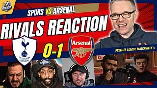 ARSENAL RIVALS FAN REACTIONS TO TOTTENHAM 0-1 ARSENAL | 24/25 PREMIER LEAGUE