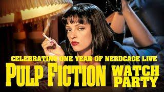 Celebrate One Year of NerdCage LIVE for the Pulp Fiction Watch Party w/ Reel Talk on 6/17/21 9PM EST