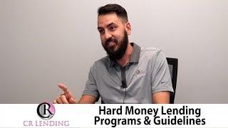 CR Lending | Texas Hard Money Lending Guidelines & Pricing