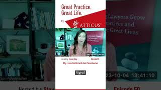 Why I Love Conflict #lawyer #atticuslawyercoaching #lawyerlife #attorney