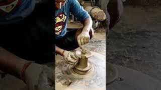 Terracotta pottery clay pot making mitti ke bartan #art #shortsfeed #gaming