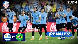 ¡TANDA COMPLETA! Uruguay se mete a semis | Uruguay vs Brasil | Copa América 2024 - 4tos | TUDN