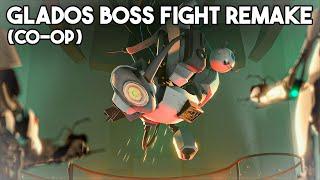 Portal 1 GLaDOS Boss Fight in Co-op (Portal 2 - Remake)