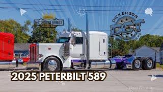 White and Purple 2025 Peterbilt 589 from Notorious Builds by DCT