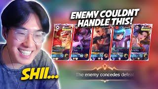 HOON’S FULL KOF SQUAD MADE THEM SURRENDER!  | Mobile Legends Highlights