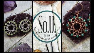 LIVE! How to Wire Wrap: Sunflower Earrings!