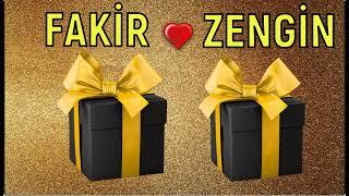 ZENGİN FAKİR-KUTU SEÇCHOOSE YOUR GIFT.PICH VS POOR