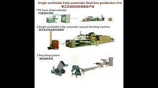 PS foam sheet extrusion  machine , fully automatic forming machine , Recycling machine , Ellie Shang