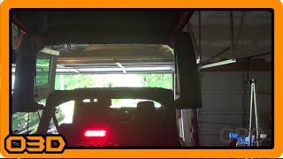 Jeep Wrangler Putting Hard Top On Using Pulley Hoist Block and Tackle